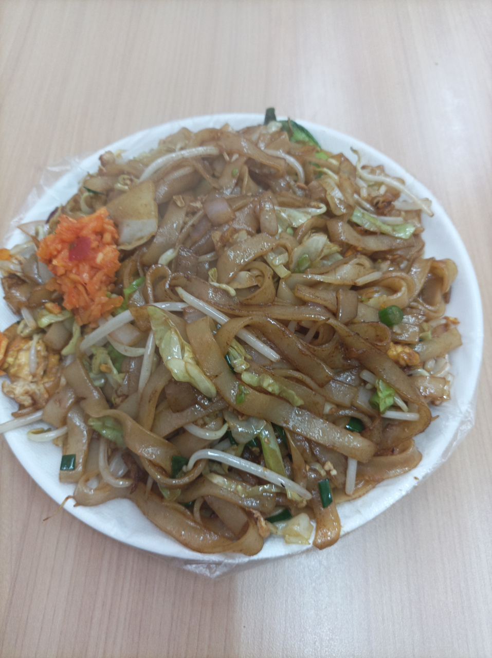 心动的美食# 福建小吃,蛋炒河粉.