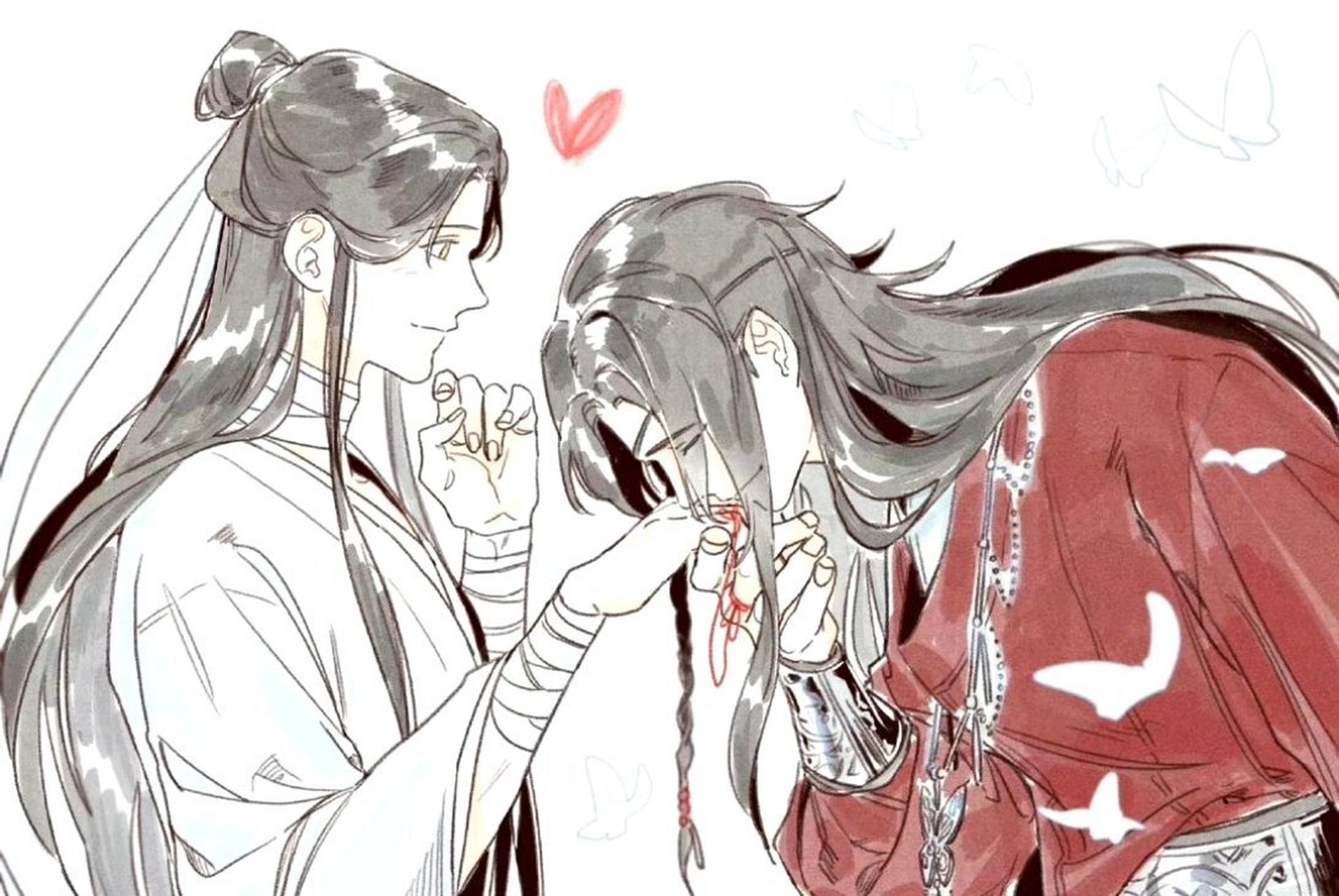 花城主永远是那么虔诚~ #天官赐福#   twi:twi:6uoou