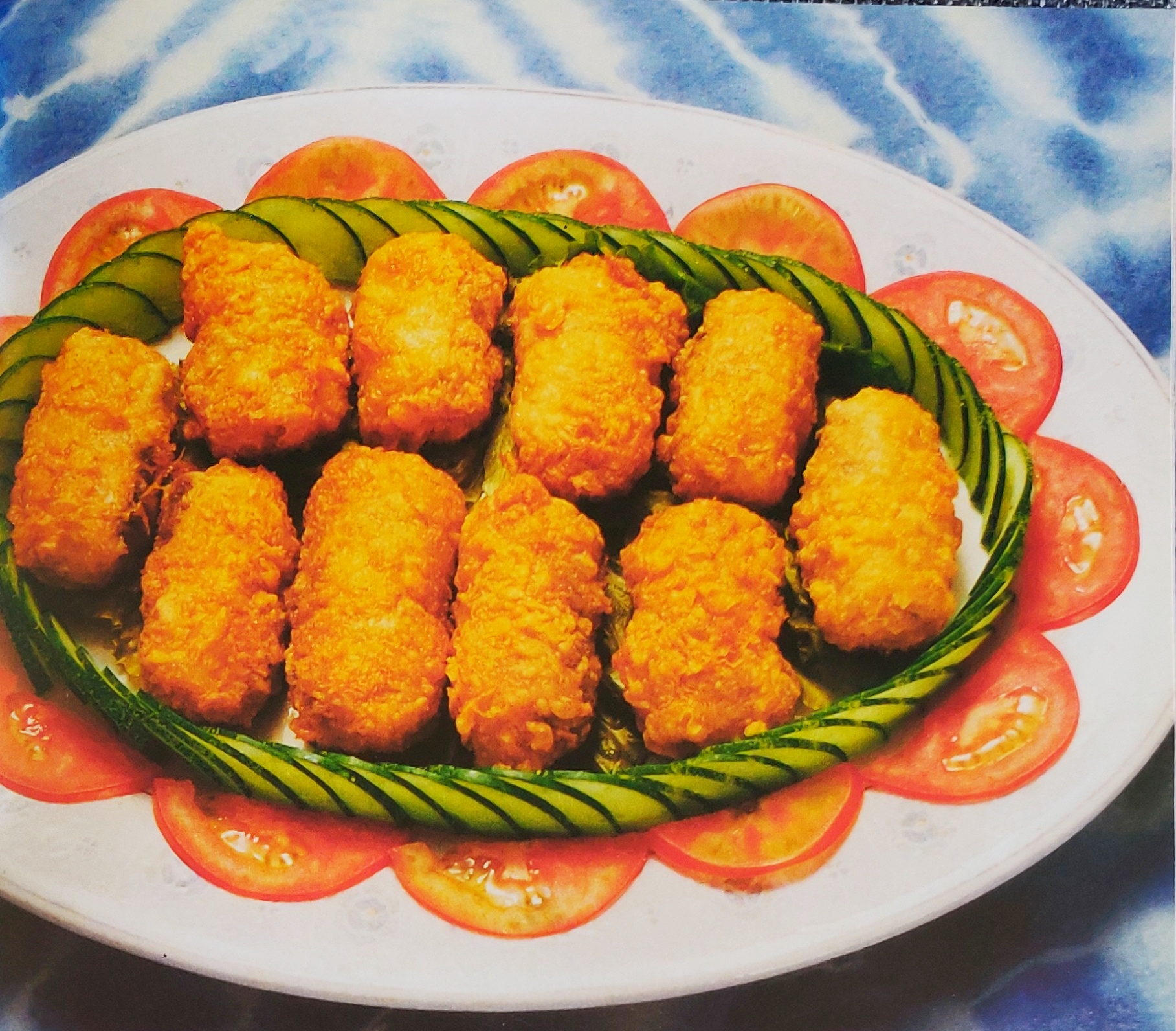 二十,炸网油石斑鱼(广东潮州菜)