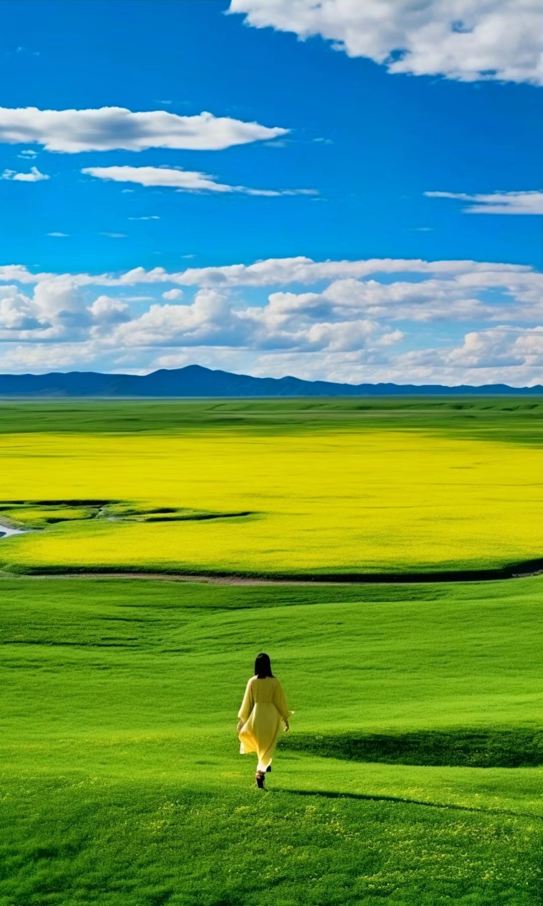 川西大草原若尔盖,有着绵延的草原高山,这里的美丽风光令人陶醉