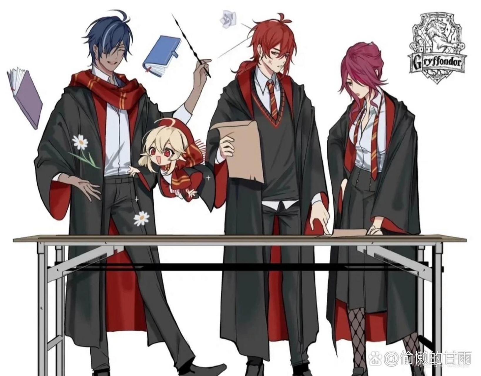 蜜桃社# #原神# #哈利波特# 当原神和哈利波特结合会发生什么样的