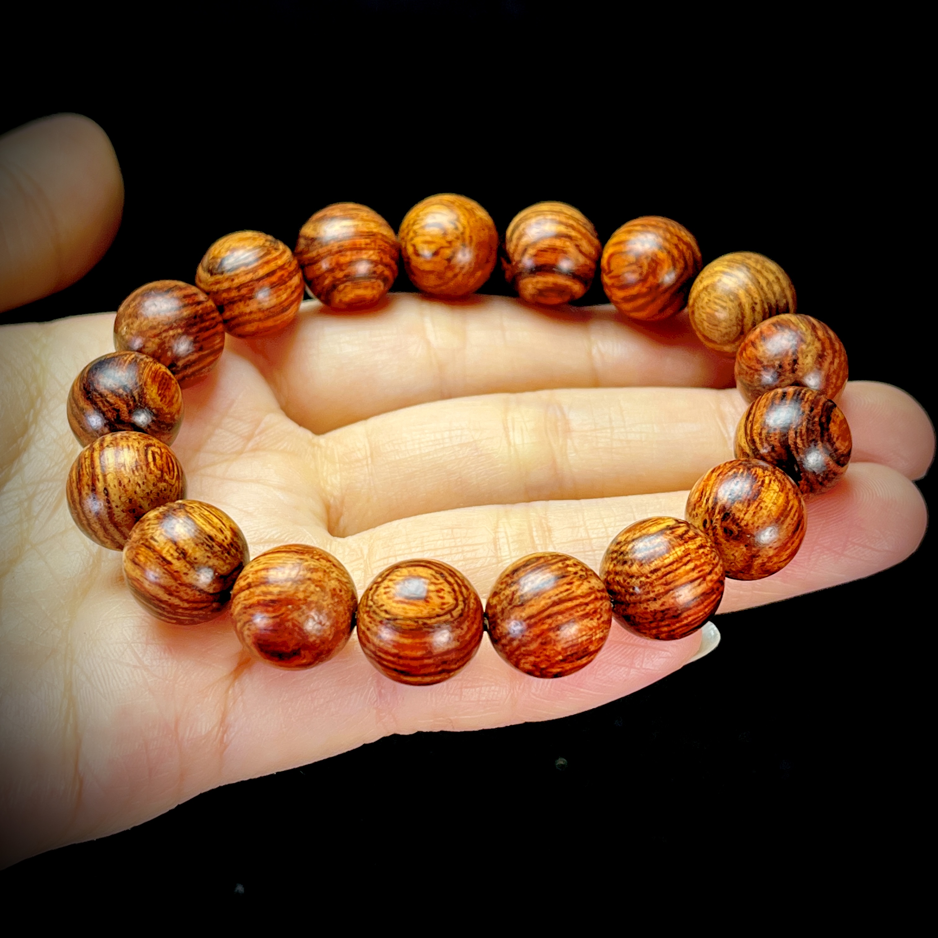 云南降真香「龙甘香」顺纹1.2圆珠手串