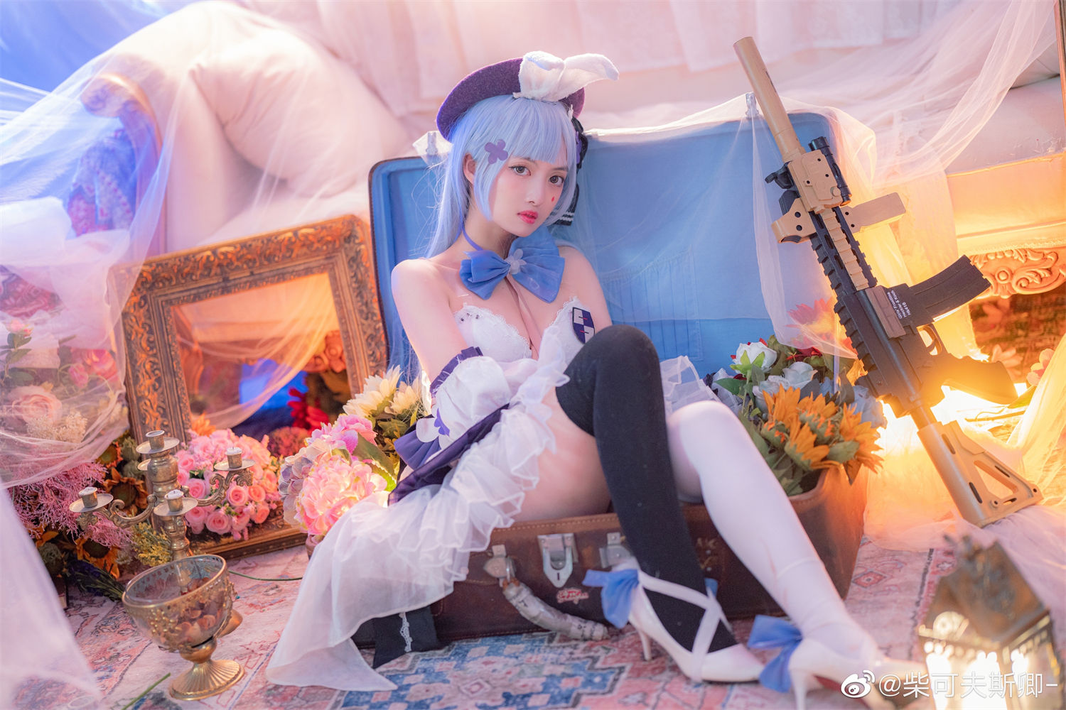 柴可夫斯卿少女前线巧克力篇 ，一位来自微博的天才coser。