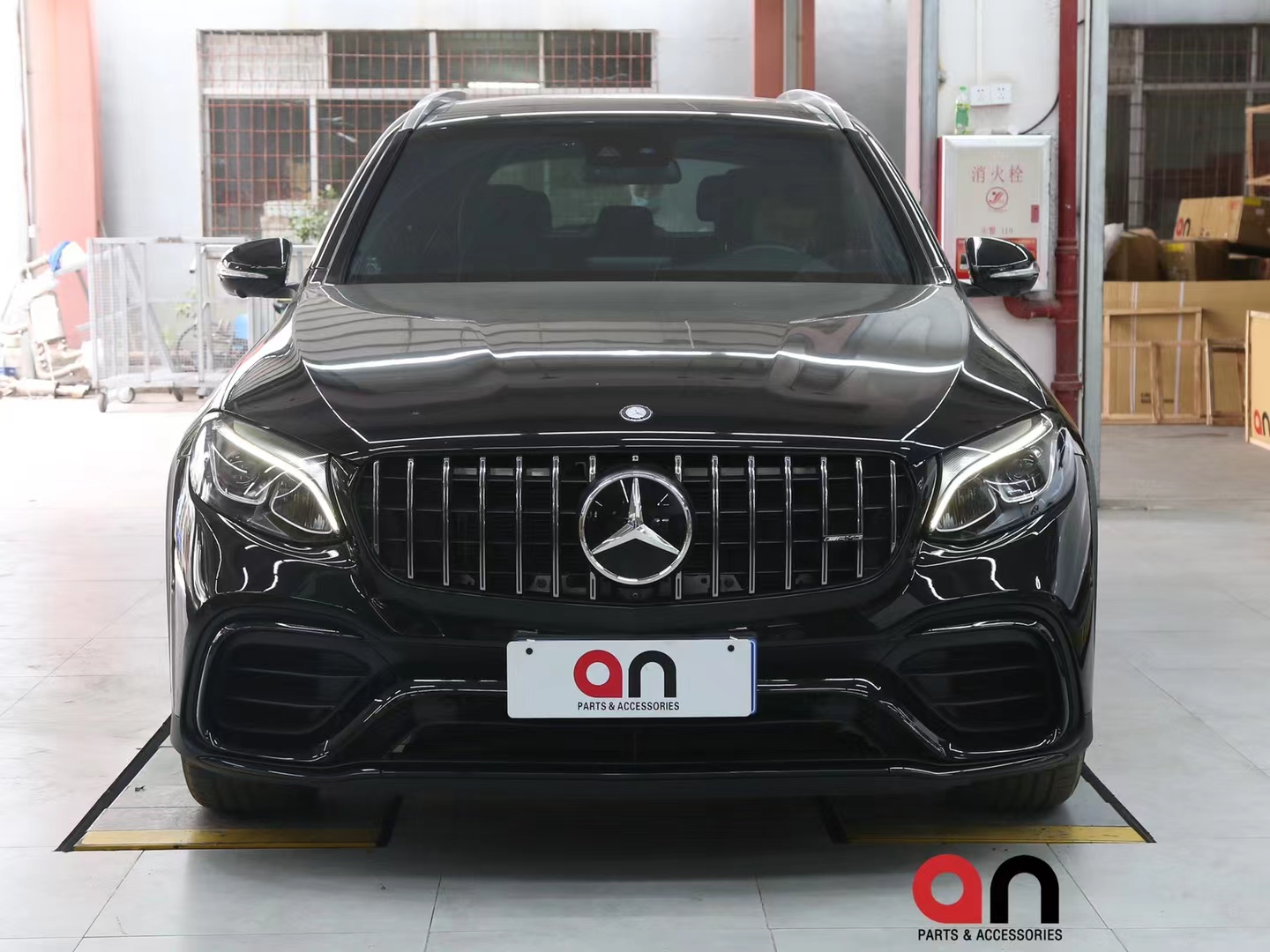 成都奔驰glc改装glc63amg运动包围套件