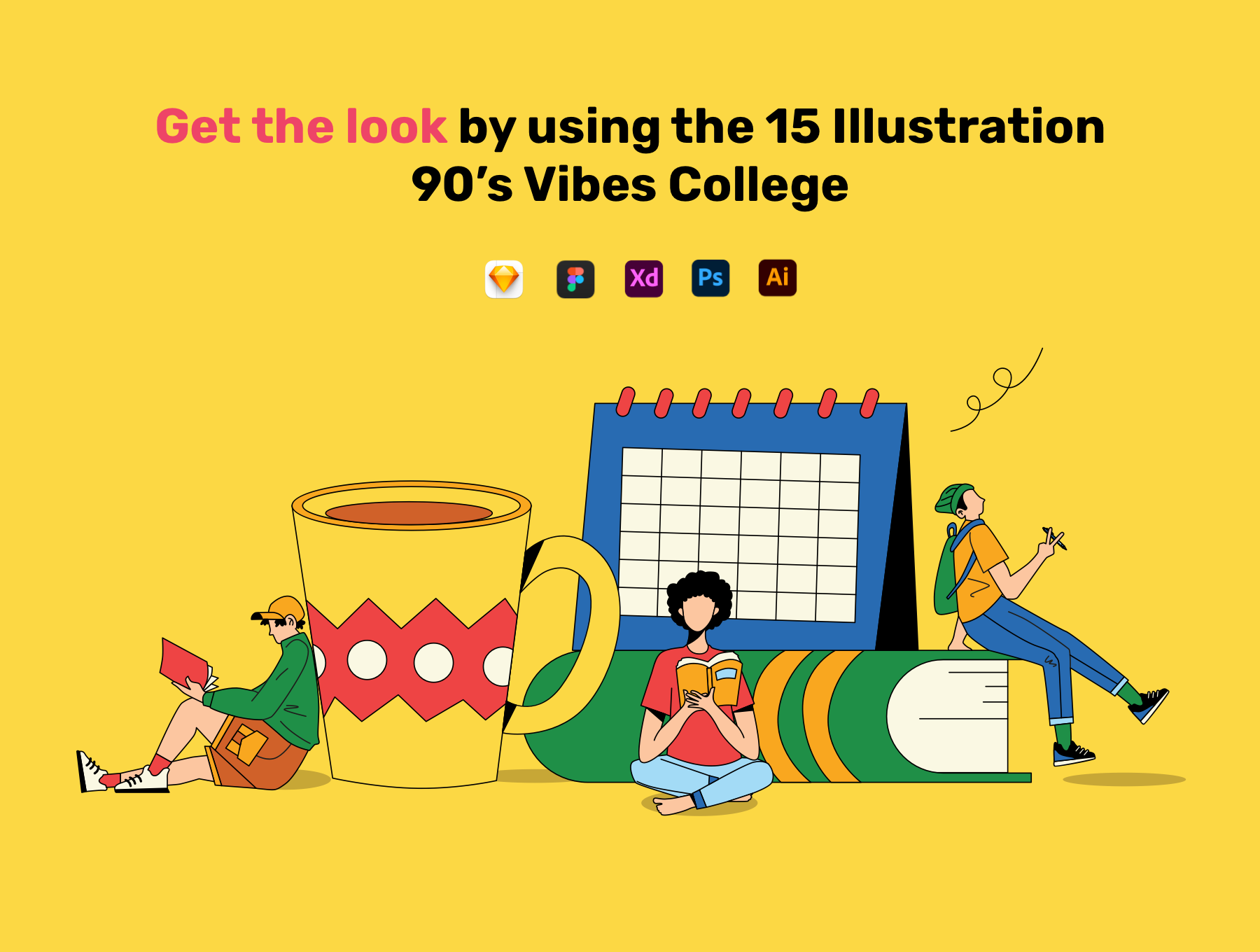 90's Vibes - College Illustrations.png