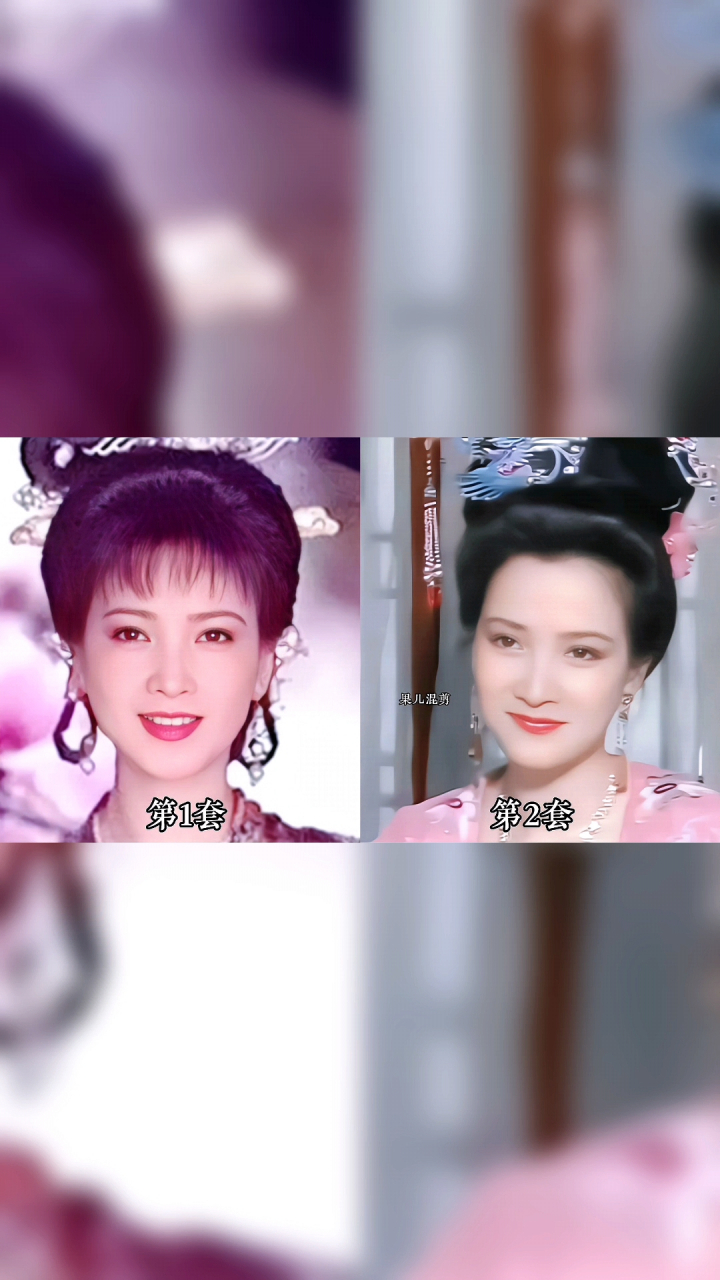 "何晴"古装头饰造型,哪一套最美?