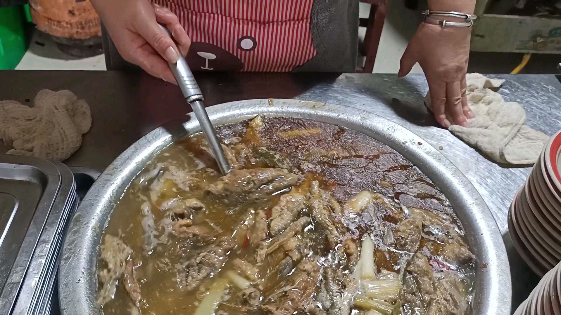 商丘奇特早餐,马家小鱼汤,经营几代人传承至今,生意依然火爆