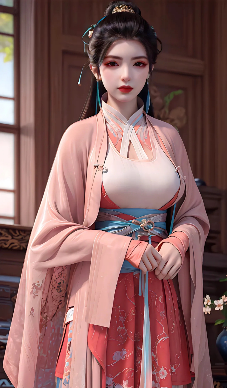 少年歌行:尹落霞,粉衣倩影落霞仙子,一掌断江色艺无双