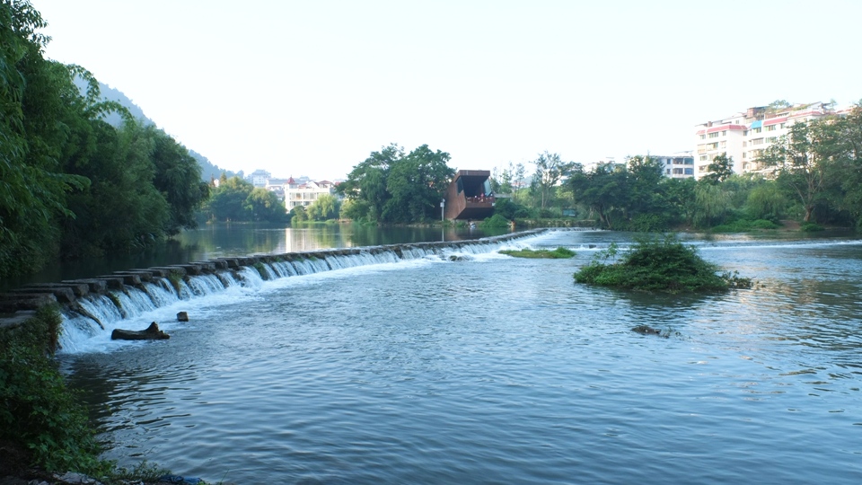 贵州十里河滩湿地公园风景