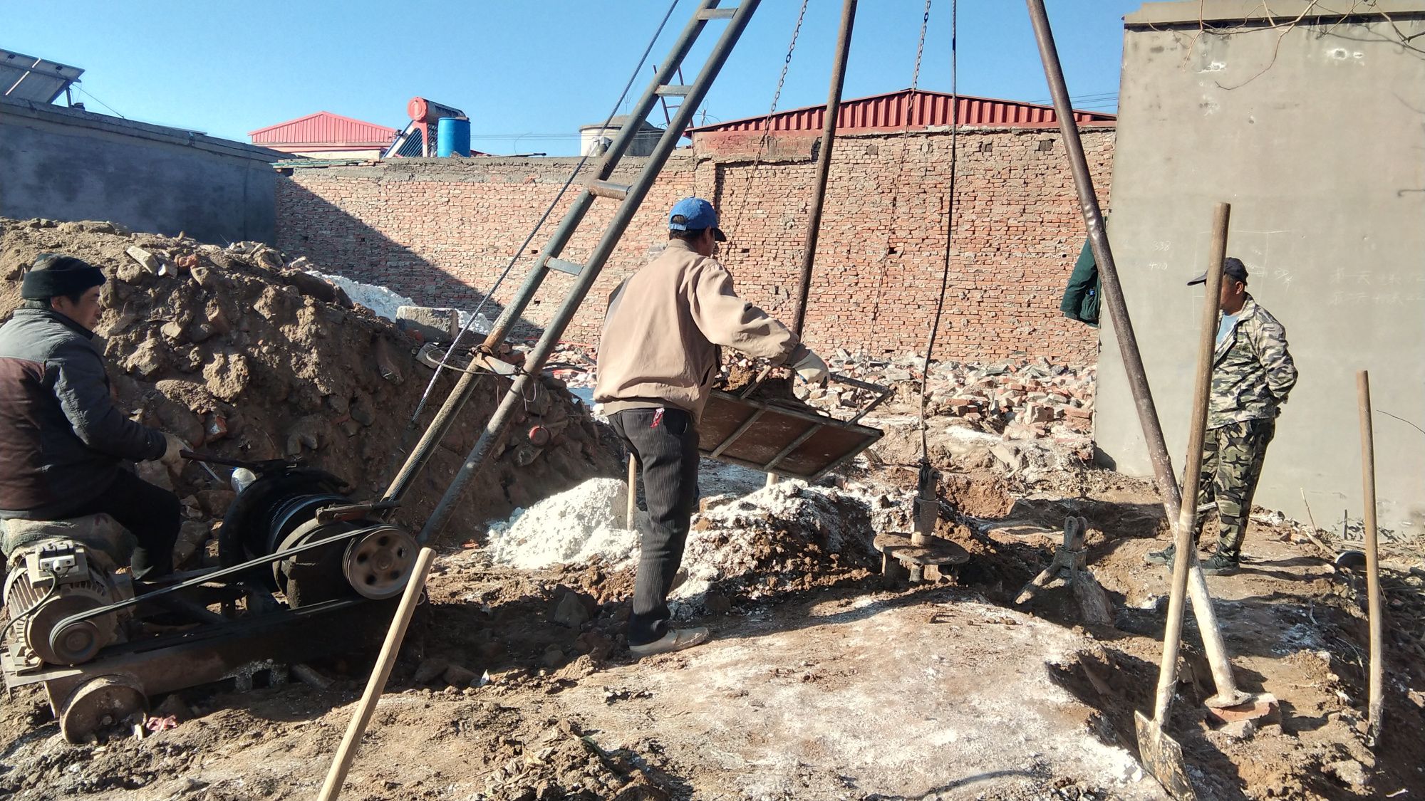 地基电动洛阳铲广泛用与建筑打桩用孔