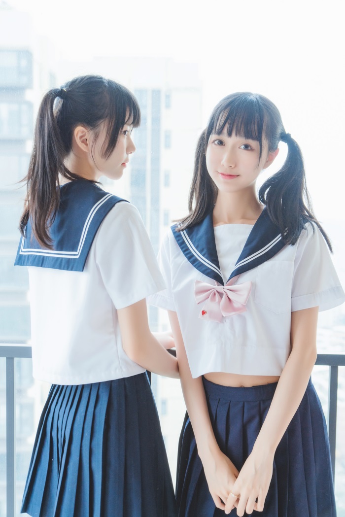 人气Coser@桜桃喵&木绵绵 – 她(至服×至服) [37P/718MB]