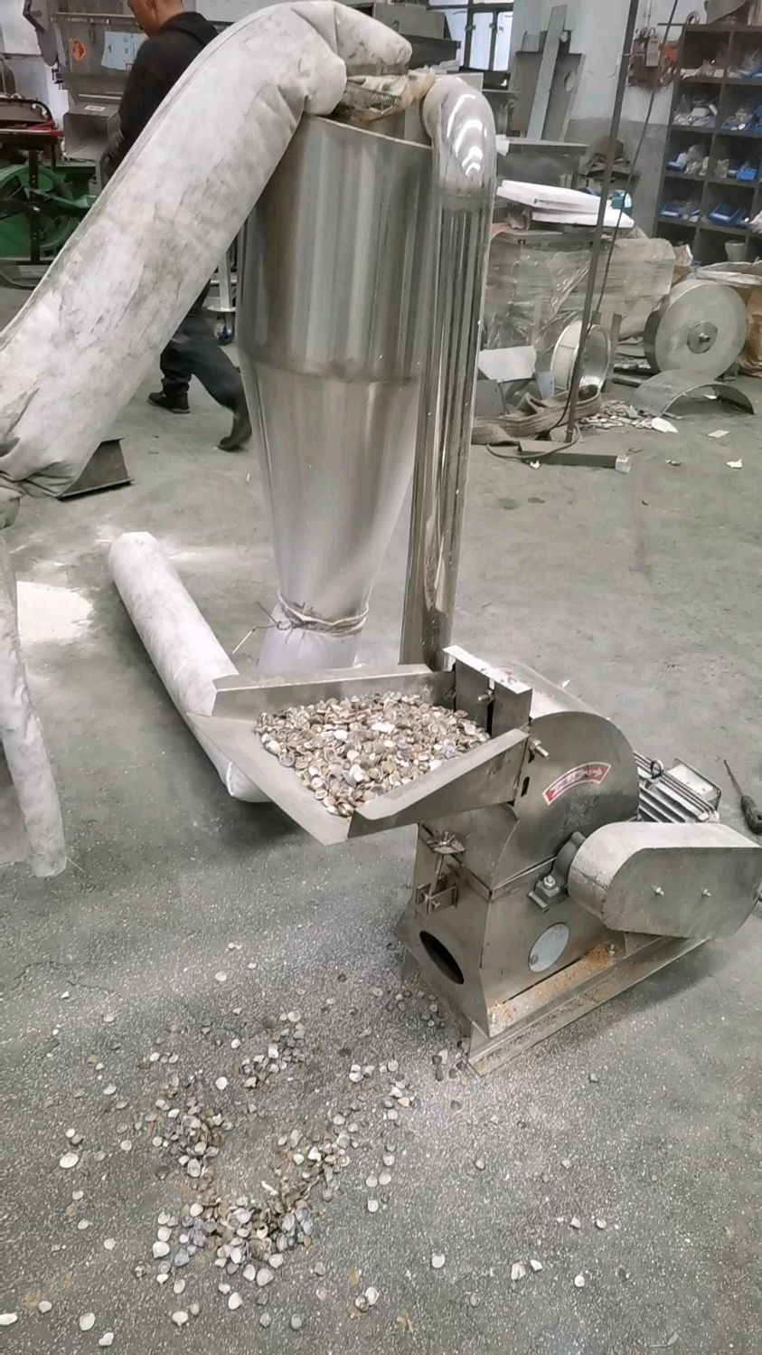 不锈钢贝壳粉碎机304不锈钢锤片式粉碎机不锈钢螺狮壳粉碎机