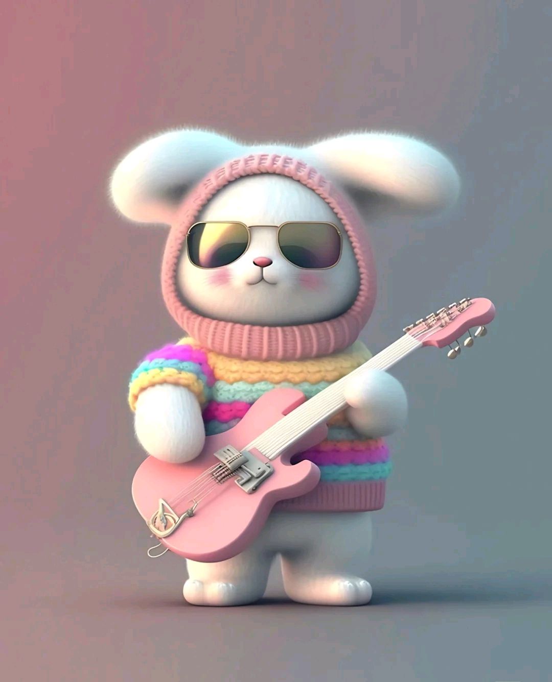 爱弹吉他的小兔兔