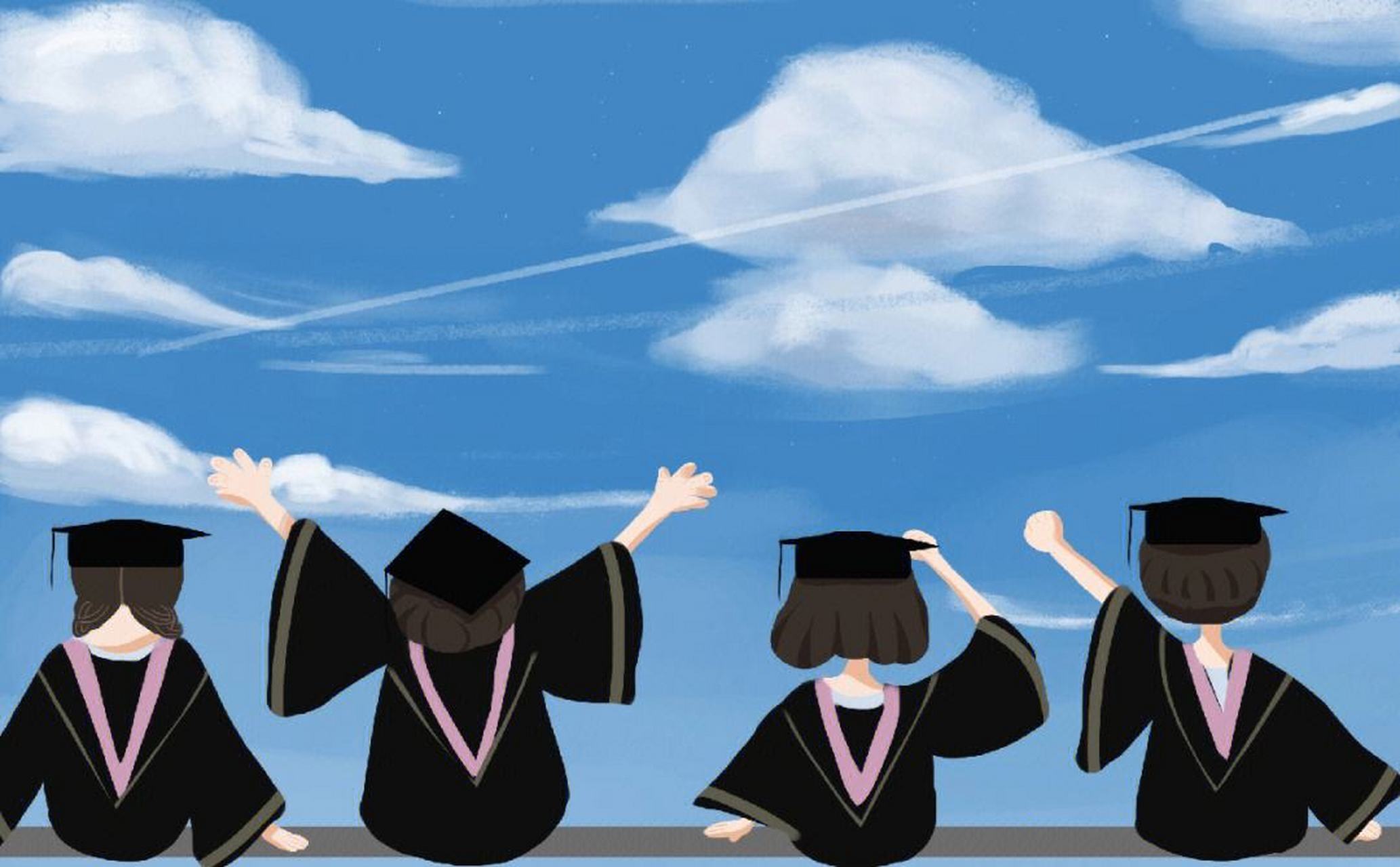 毕业季 毕业在即,告别不舍, 翻开书页,泪水盈眶, 何日重逢,再见珍重.