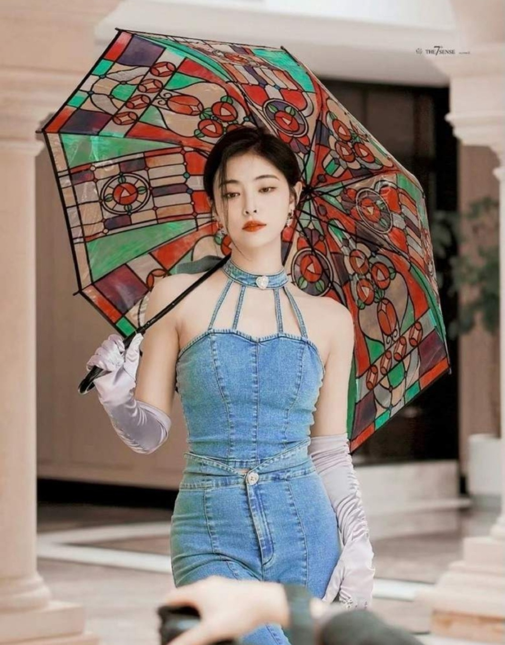 许佳琪牛仔造型合集,美神降临.