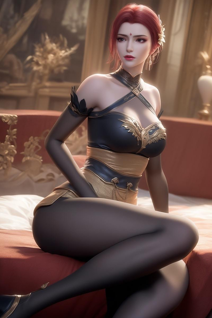 ai绘画| 斗破苍穹 臭弟弟,雅菲姐姐看着你从小长到大的[偷笑]