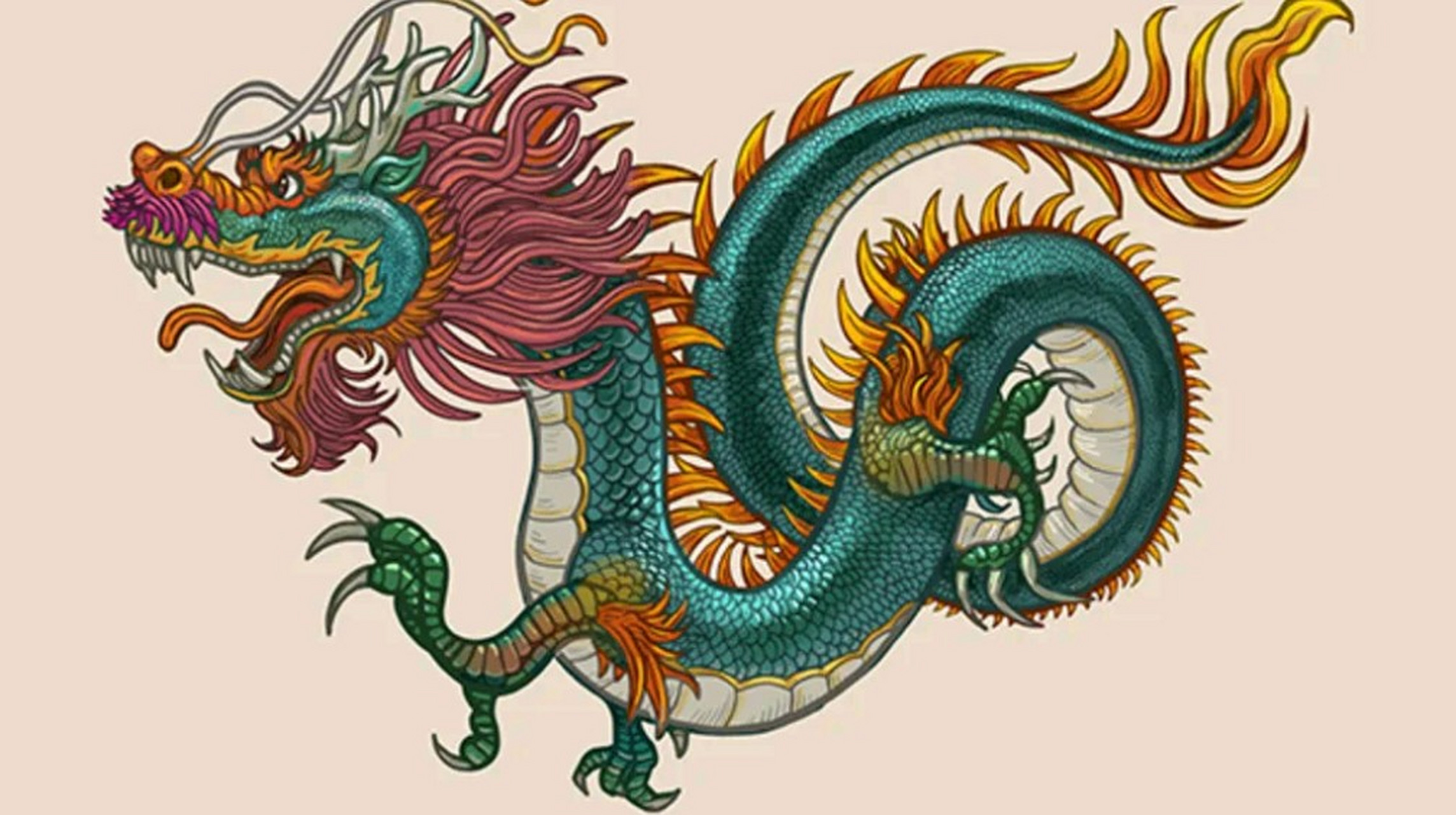 真正的龙是一头残暴嗜血的凶兽,它喜欢吃人,甚至同类相食.