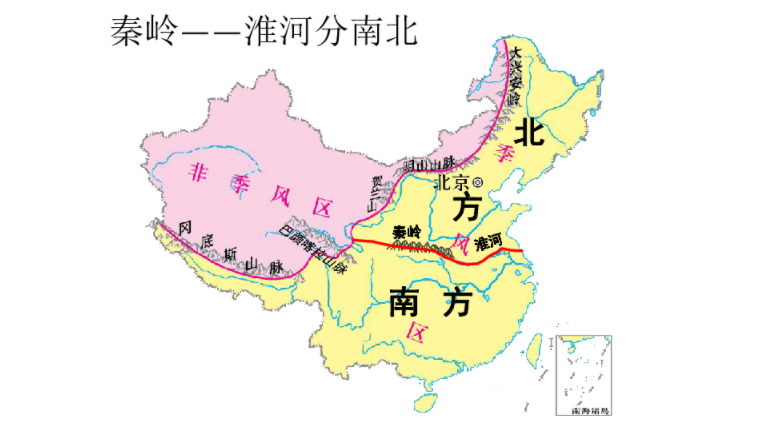 长江以南以北应该怎么划分呢?