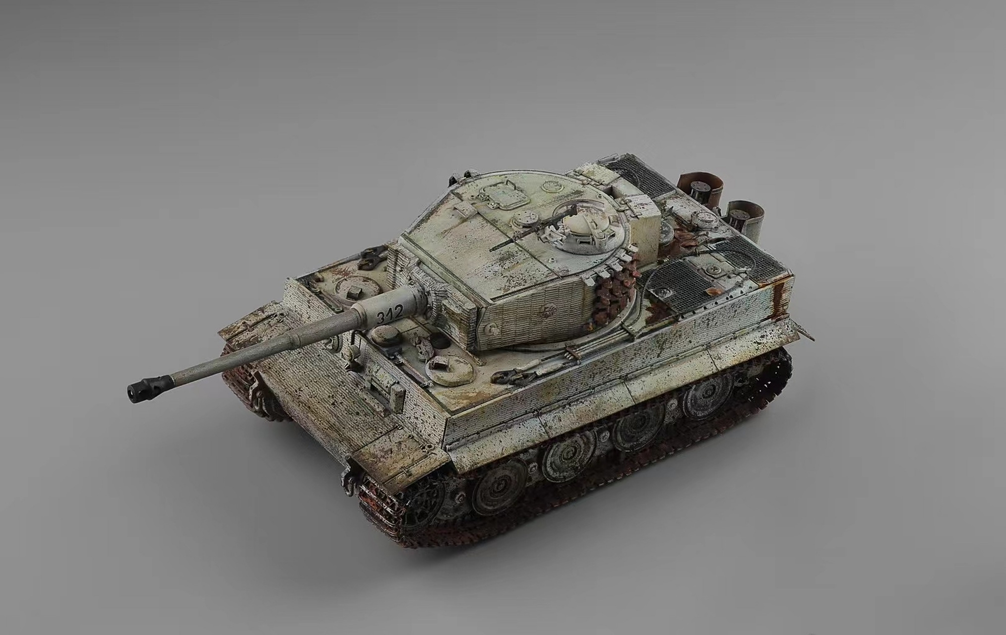 军模欣赏:小号手 1/35 德国陆军 虎式坦克,by chancemos.