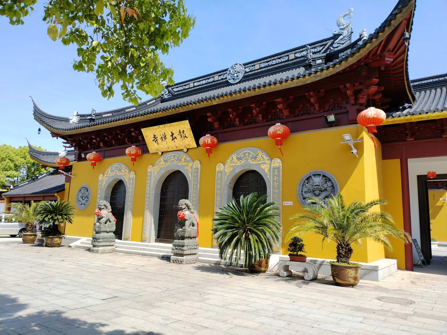 平湖的报本禅寺,大气磅礴