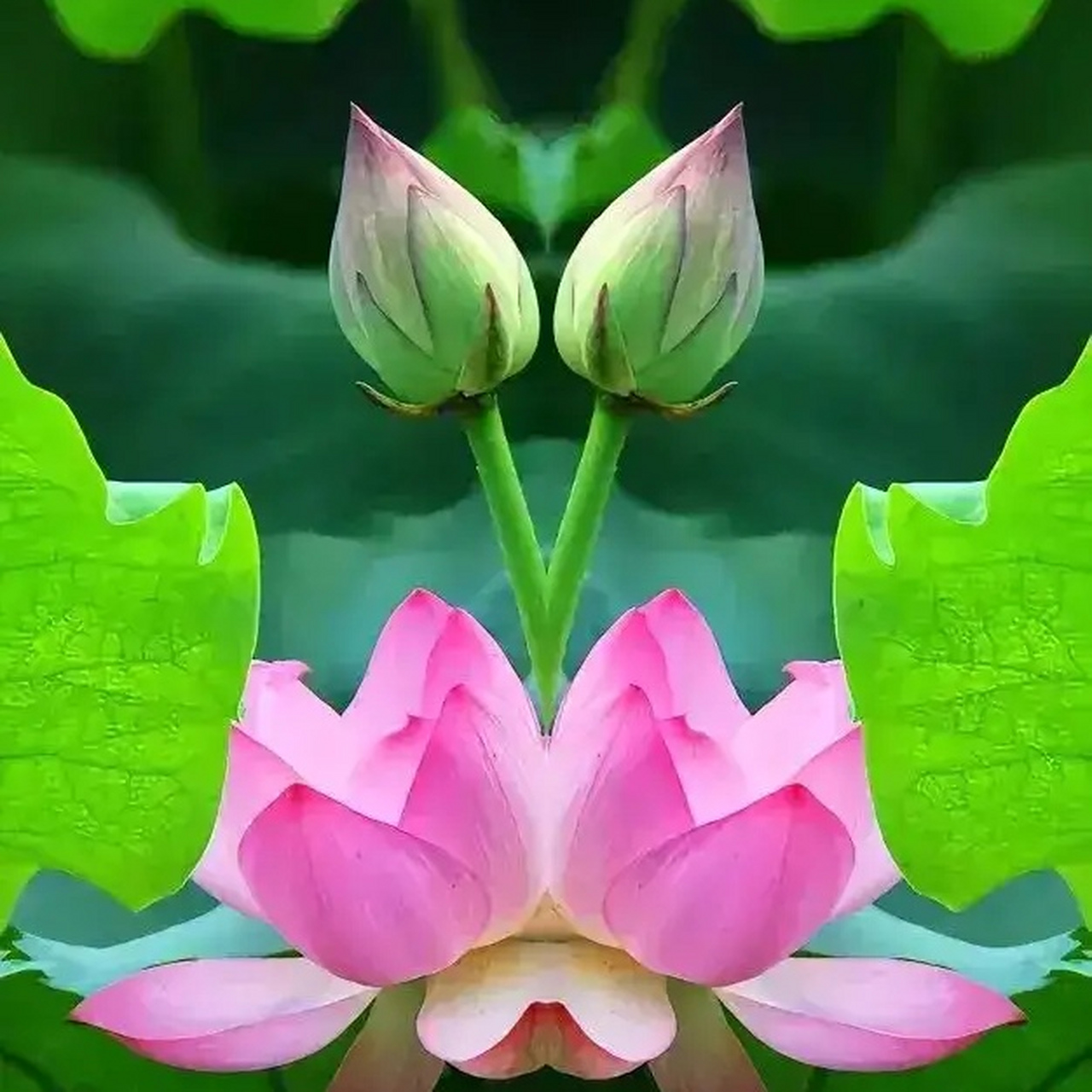 心想事成91 露湿红芳双朵重07并蒂芙蓉本自双909090