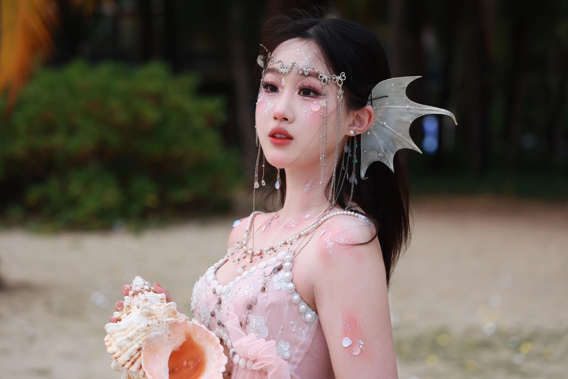 三亚人鱼公主写真 好有感觉的一组写真