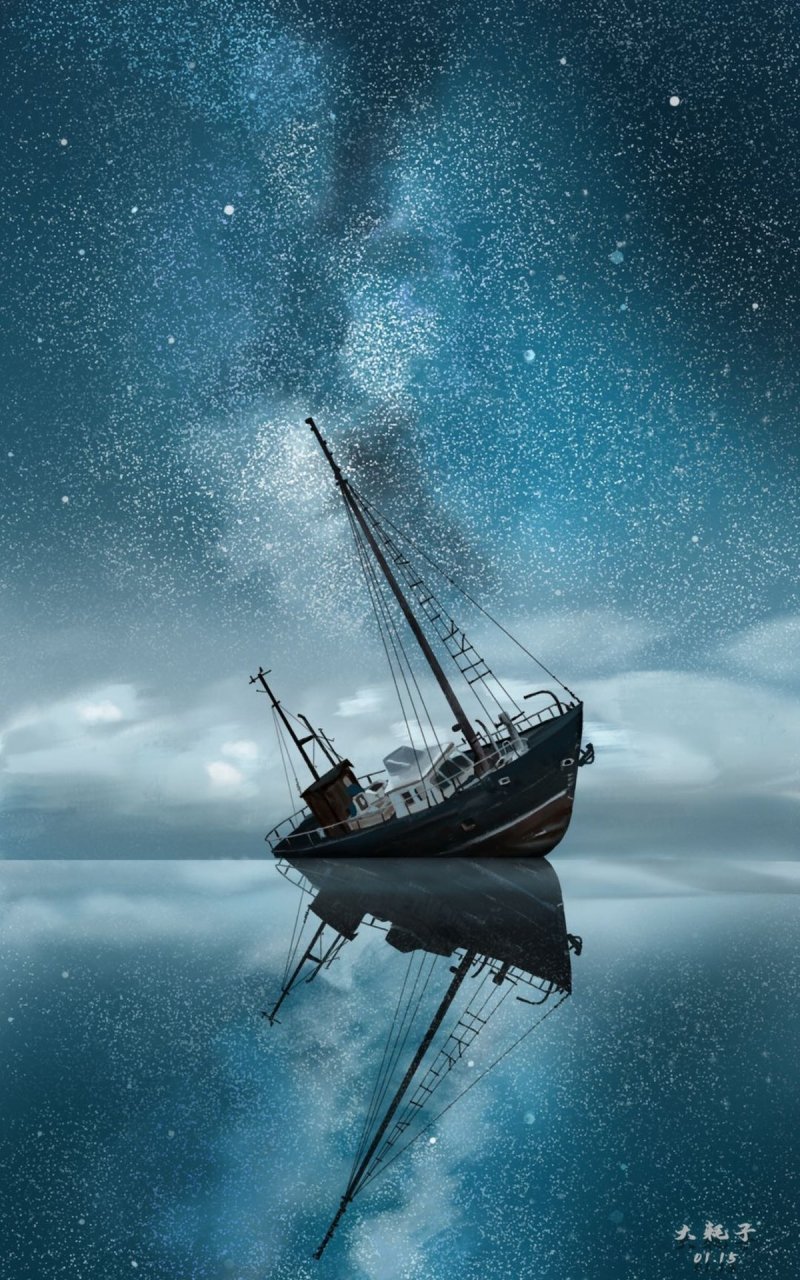 星空之船(插画师:vion大耗子)#你理解的元宇宙