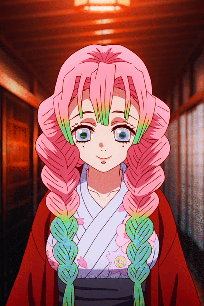 可爱的恋柱[吃鲸] #动漫# #鬼灭之刃