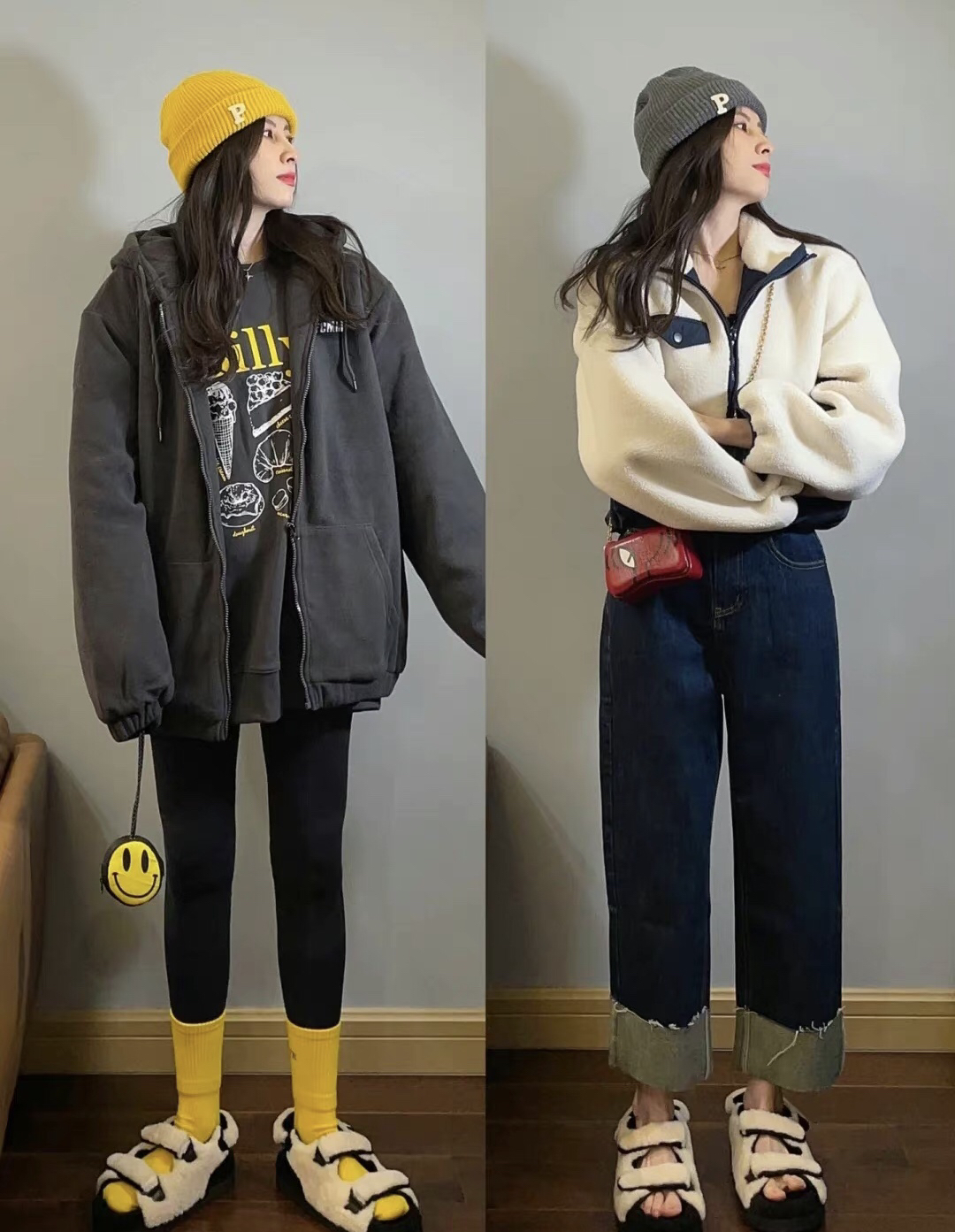 冬天穿衣不臃肿!试试"上松下紧"的搭配法,不仅保暖还显瘦