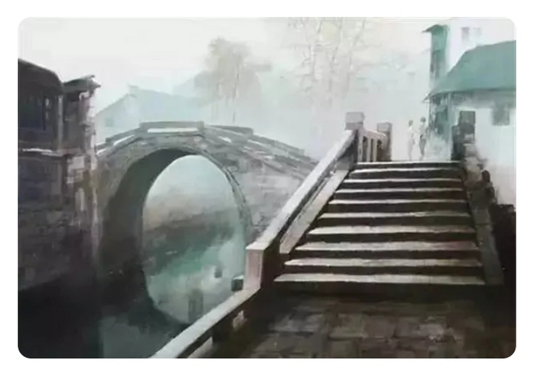 断章   现代.卞之琳 你站在桥上看风景, 看风景人在楼上看你.