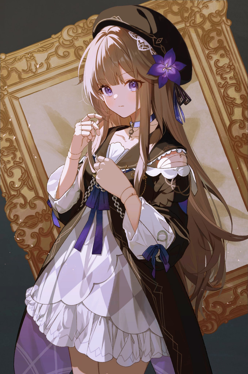 从相框里跑出来的木偶少女#二次元# 画师:camu(猫魚かむ)