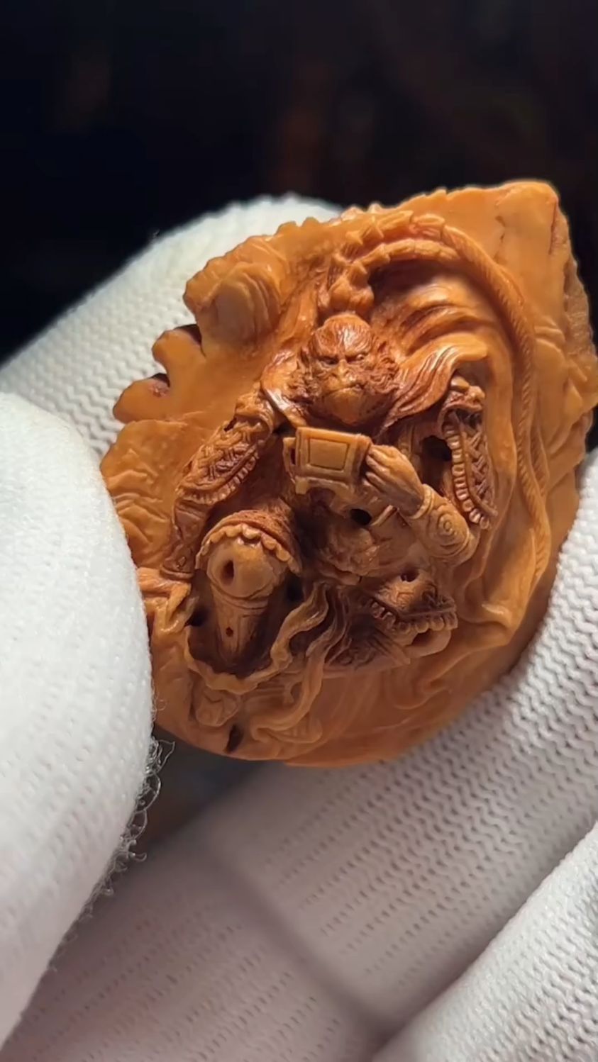 桃核雕刻作品欣赏