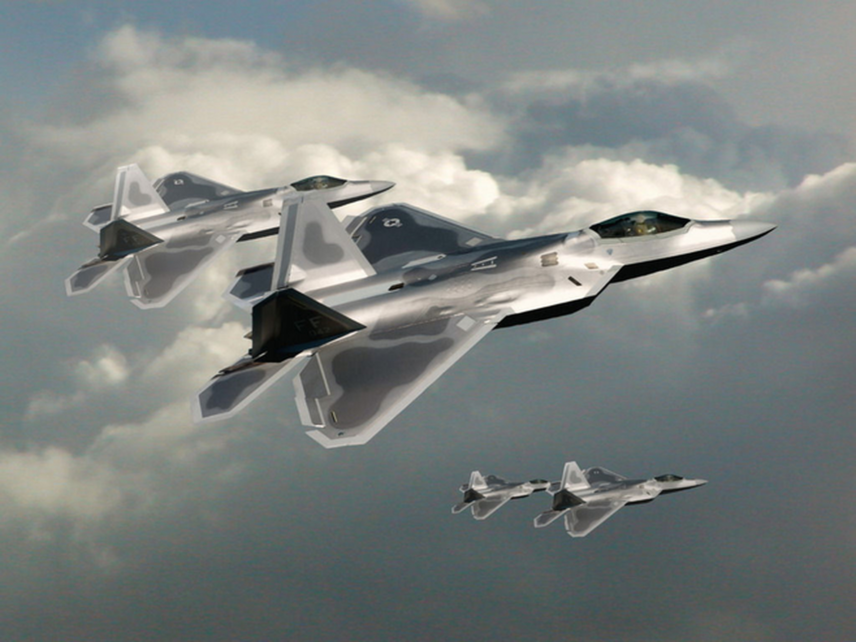 作为一款隐形战斗机,f-22的隐形设计是其最大的亮点之一.