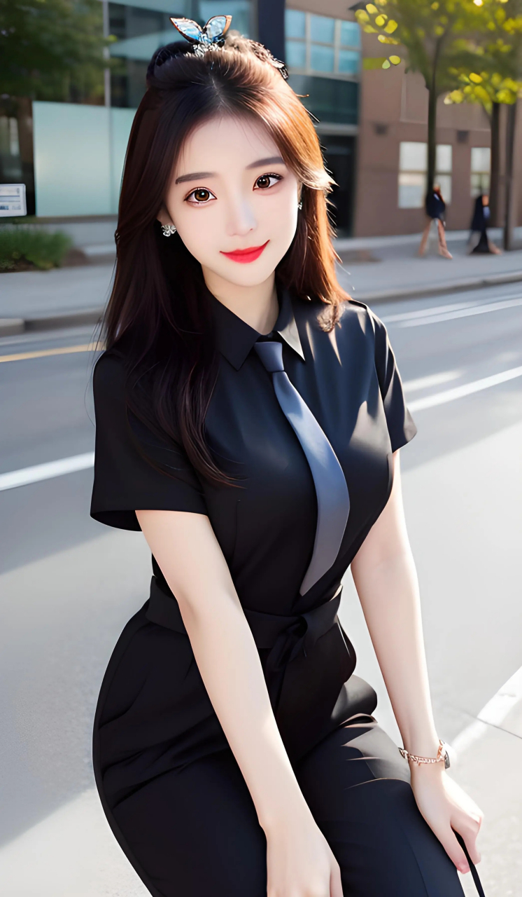 美图欣赏:职业西装美女