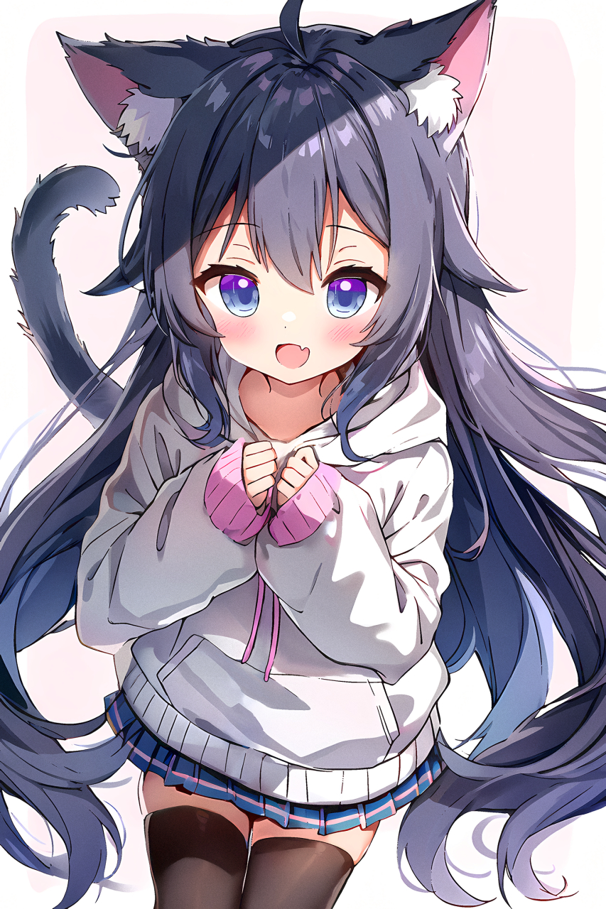 画师:autoins,猫耳萌妹#二次元美图# #我爱二次元# #二次元萌妹