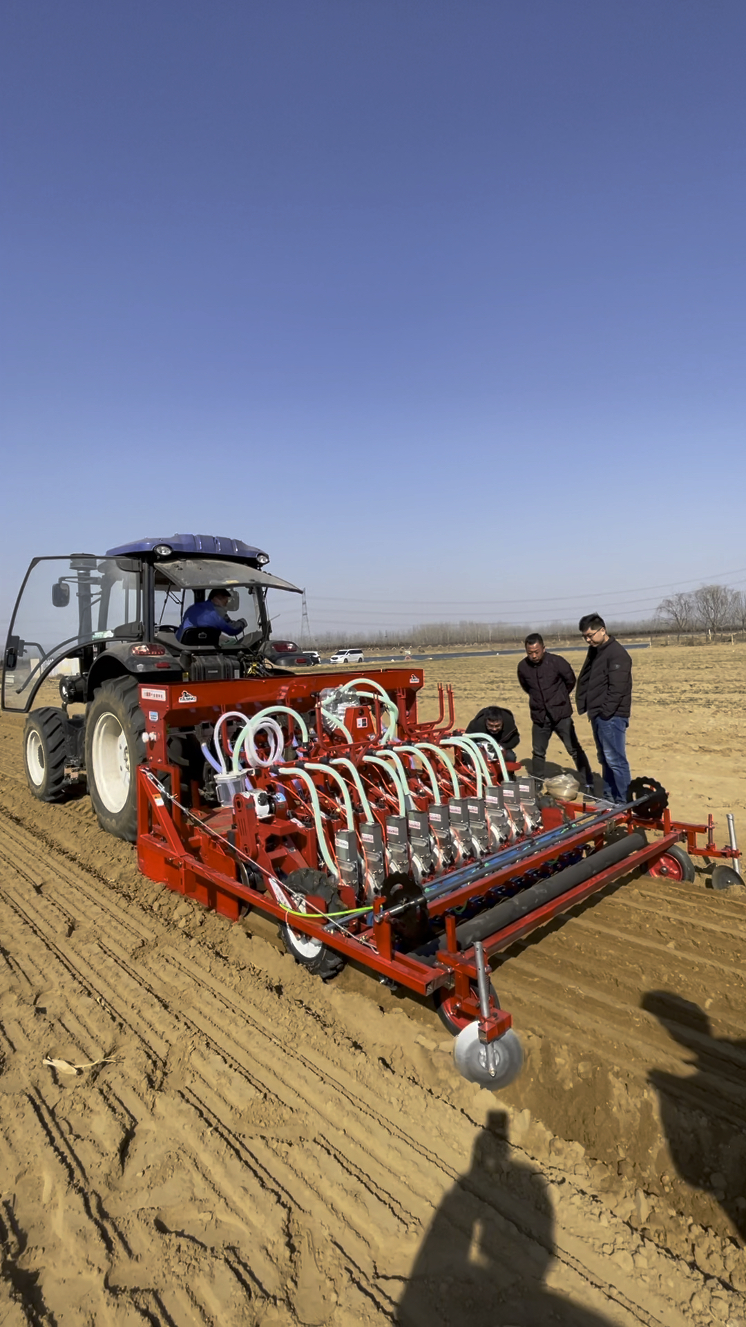 科技改变新农业,大顺药材播种机