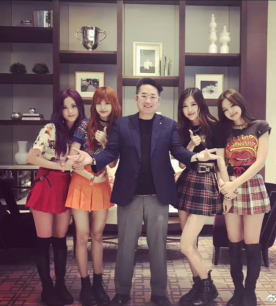 blackpink早期合照,好像洋娃娃 67