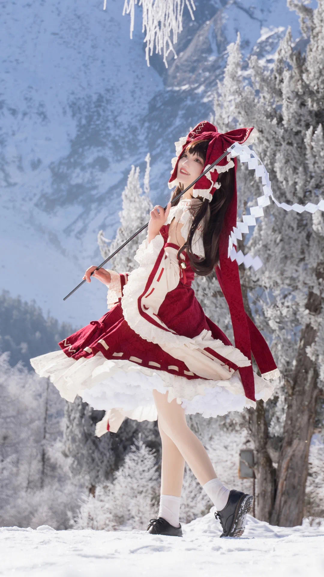 cos:东方project博丽灵梦cos正片@元素