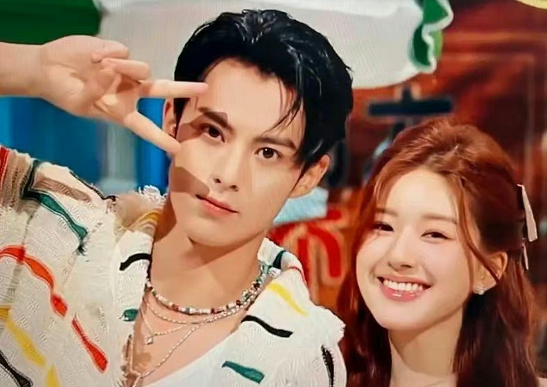 赵露思,王鹤棣合影,天啊帅哥美女啥时候合作呀?