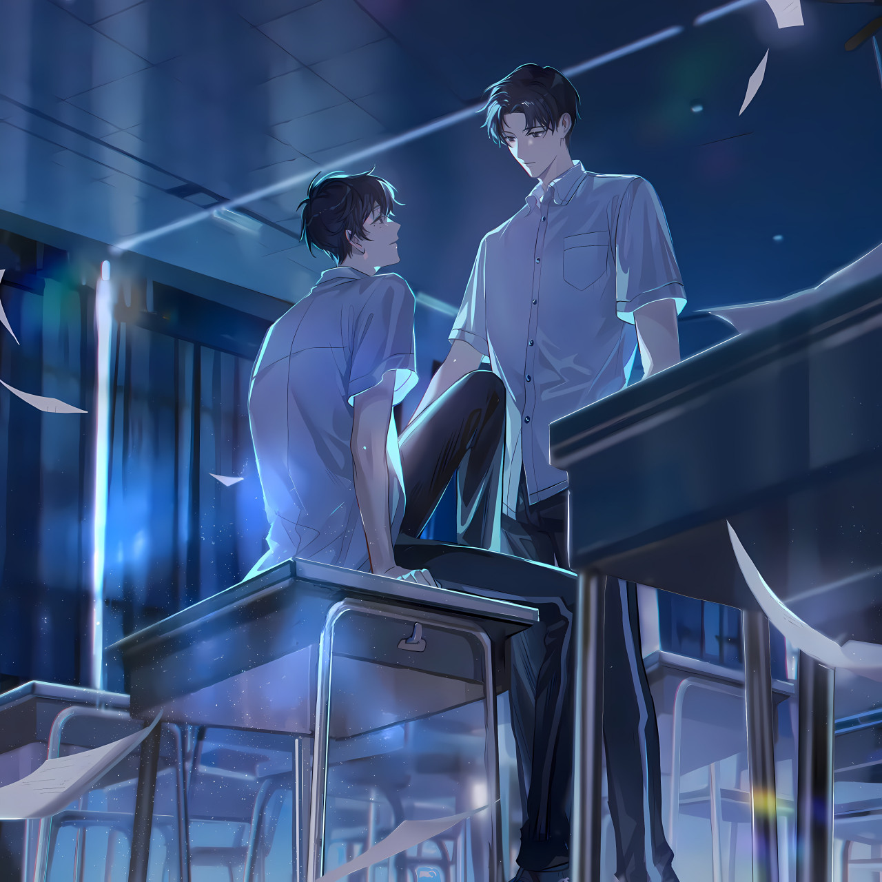 《放学等我》广播剧海报