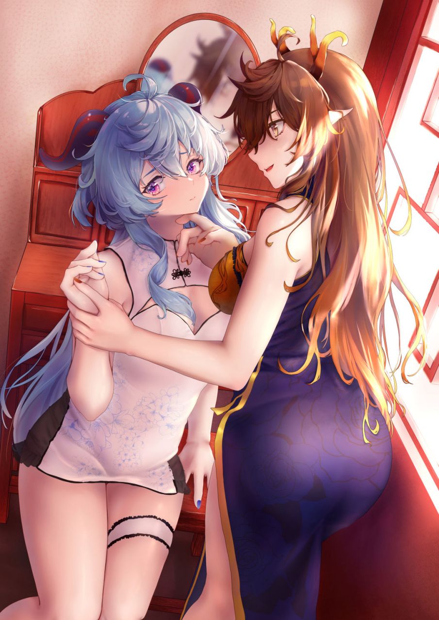 岩王帝姬&甘#二次元美图