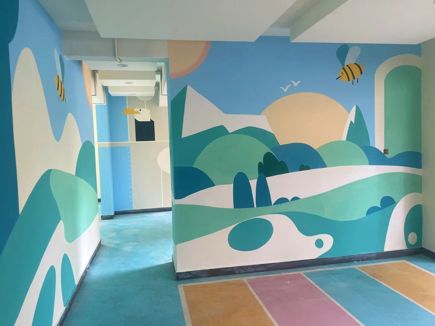 丹东墙绘/丹东彩绘/丹东手绘墙画/丹东墙体彩绘