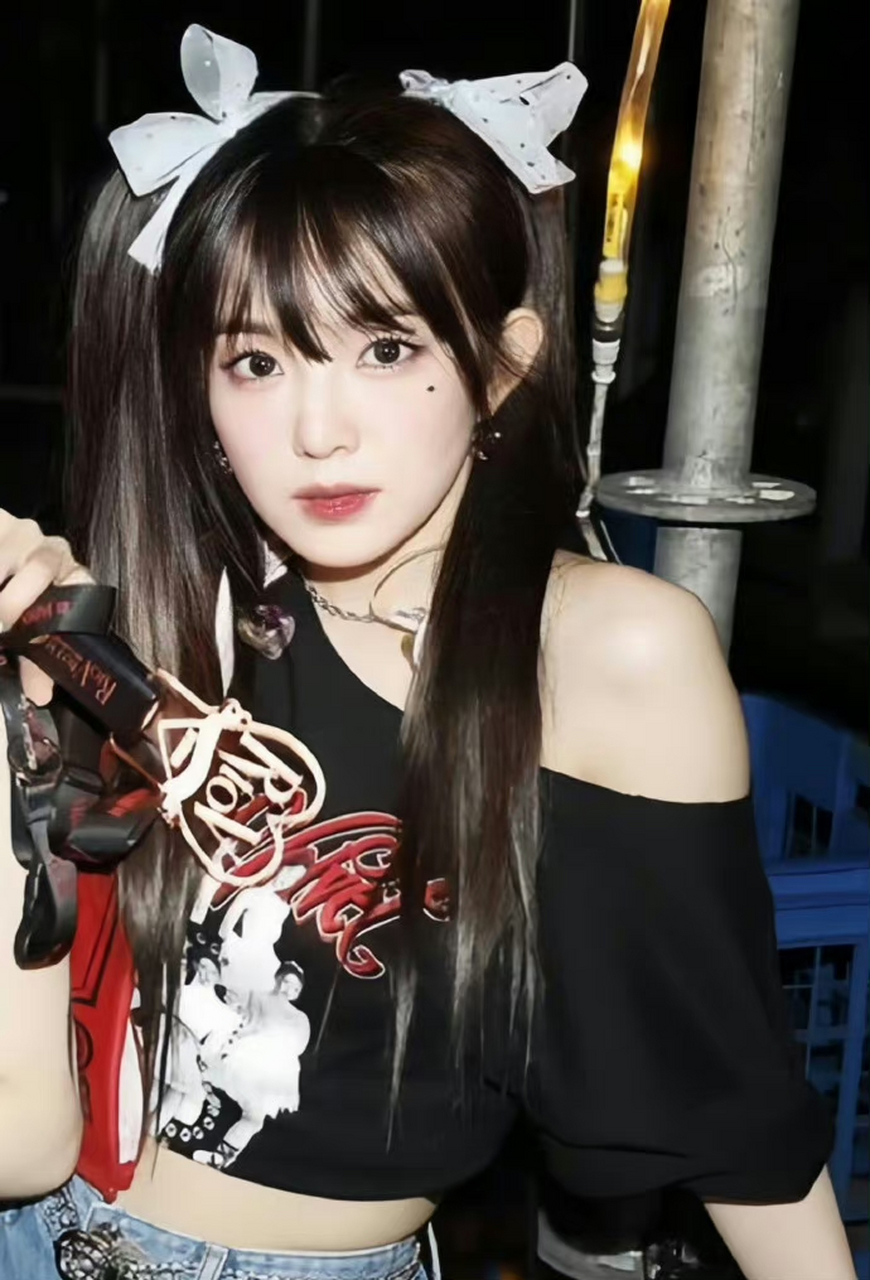 裴珠泫蝴蝶结双马尾造型好甜,这是什么甜妹拯救世界