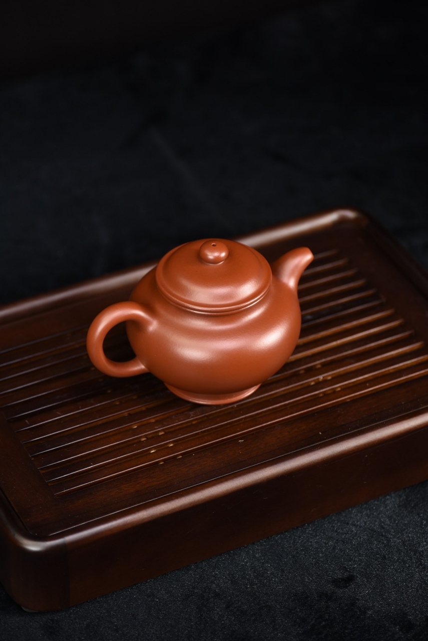 陈海涛【大亨掇只】  原矿朱泥  370ml#紫砂壶# #全手工