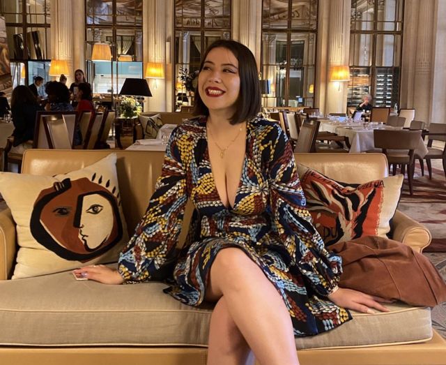 Jeanne posted this picture taken four hours before her visit to the museum
