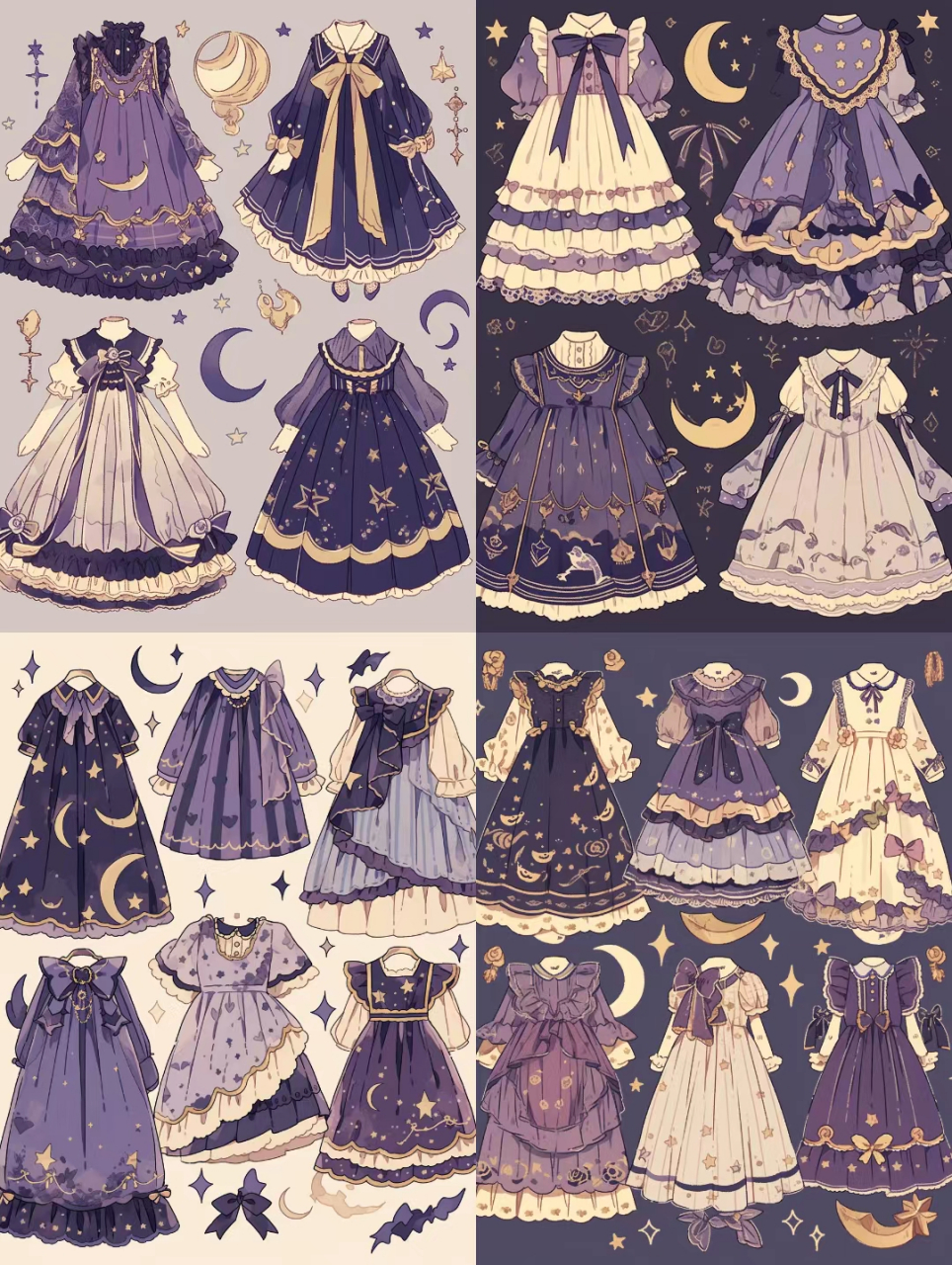 服设素材 #洛丽塔 #lolita #素材分享 #娃衣 #素材 #服装设计 #oc #oc