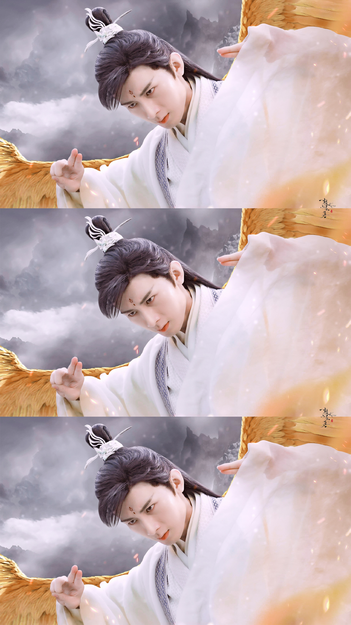 琉璃:初遇夫妇壁纸,司凤大金翅膀太好看了!