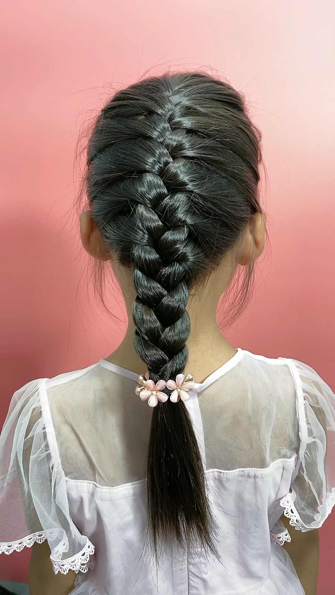 满头蜈蚣辫加头发教程