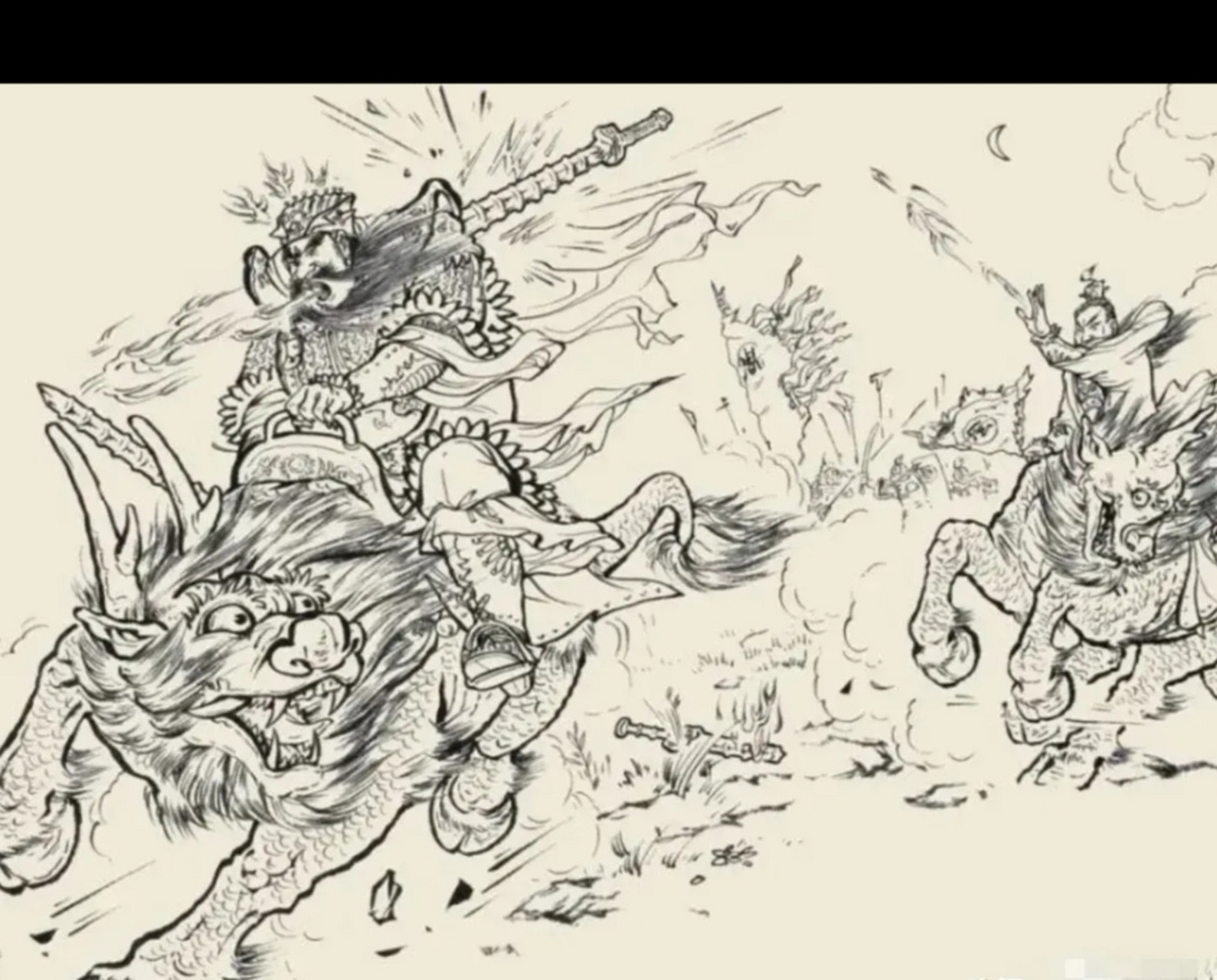 《封神榜》热播,很多人对闻太师胯下坐骑墨麒麟感兴趣,感觉骑着这个