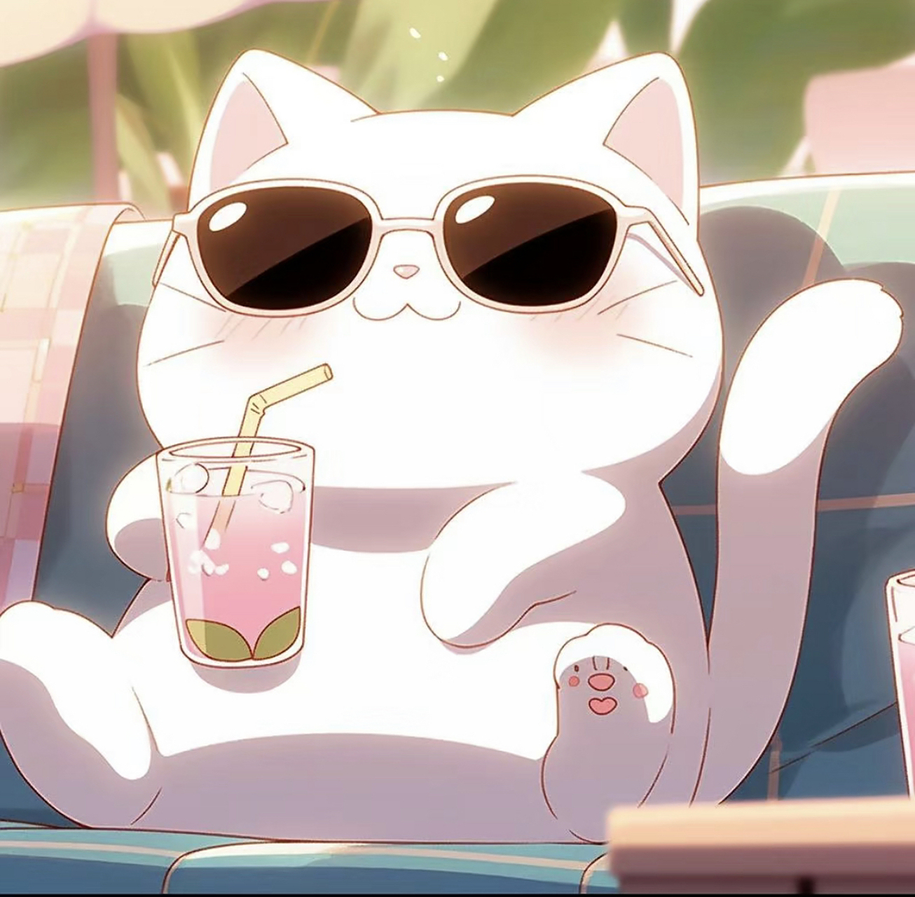 慵懒* 这块,我拿捏的死死的!#头像# #动漫# #猫咪